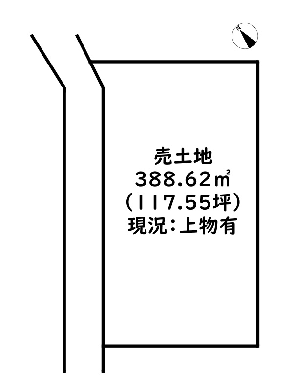 姫路市北新在家3丁目/売土地の土地図