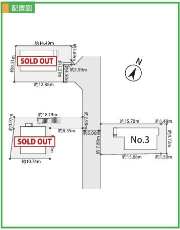 【区画図】 | 藤沢市辻堂太平台2丁目3期 新築戸建 全3棟