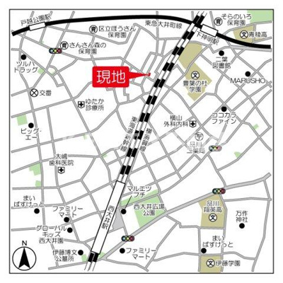 【地図】 | ＬＥＧＡＬＡＮＤ大井町ｗｅｓｔ | きれいな外観です