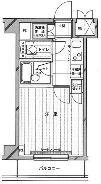 ルーブル中村橋弐番館の間取り|間取りです。