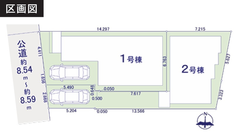千葉市中央区東本町の区画図