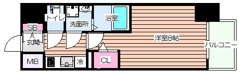 【間取り】 | アルグラッド福島SOUTH