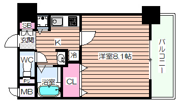 【間取り】 | エスライズ中之島WEST