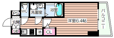 【間取り】 | S-RESIDENCE福島玉川Tres