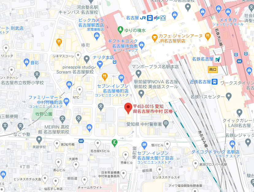 ロータスビルの地図