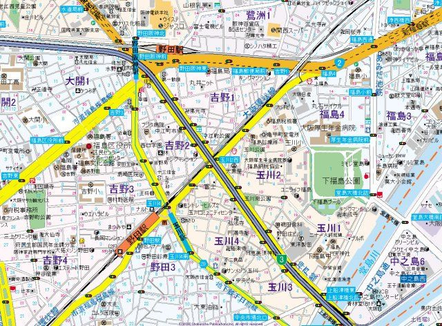 【地図】 | エスライズ堂島川