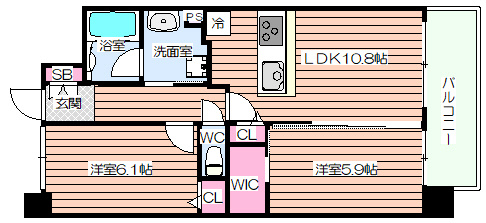 【間取り】 | ベリー海老江