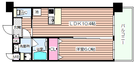 【間取り】 | ディームス福島