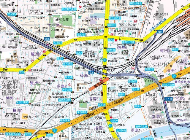 【地図】 | エスリード福島グレイス