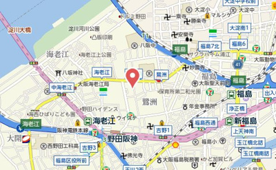【地図】 | レジュールアッシュ梅田WEST