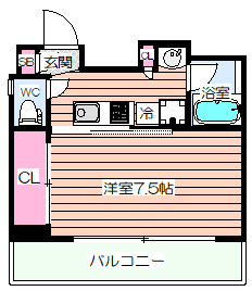【間取り】 | レジュールアッシュ梅田WEST