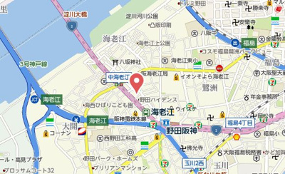 【地図】 | プレサンス野田阪神駅前ザ・プレミアム