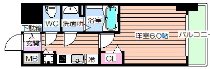 【間取り】 | プレサンス野田阪神駅前ザ・プレミアム