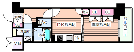 【間取り】 | セイシア大拓26