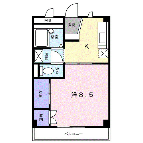 メゾンアヴェニールの間取り