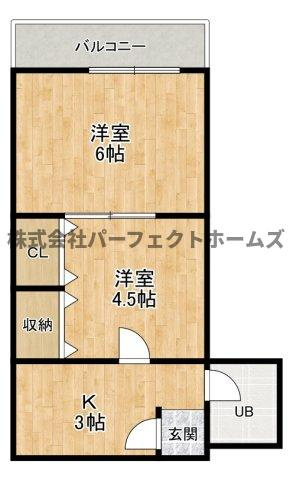 ブルースカイハイツ田井の間取り