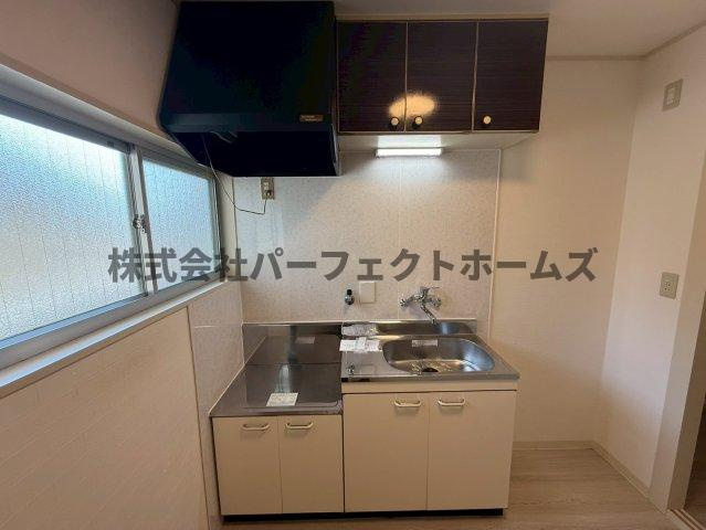 ブルースカイハイツ田井のキッチン|コンパクトなキッチンで掃除もラクラク