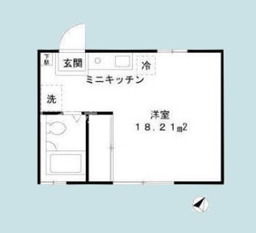 エクセル木曽※初期費用分割あと払いサービス利用可能物件の間取り