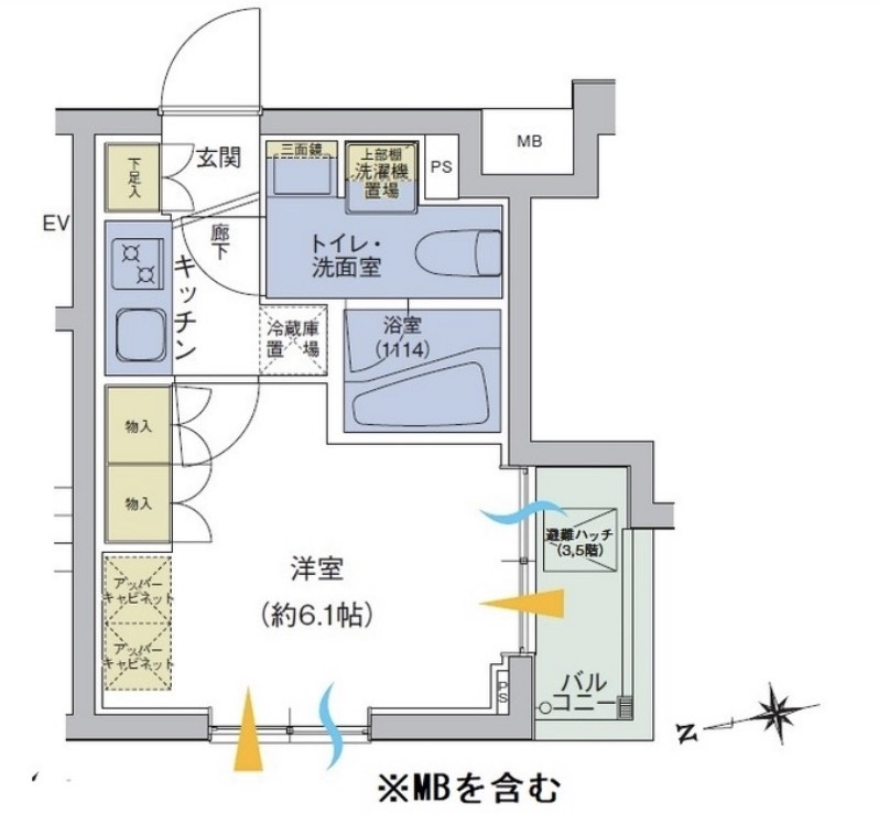 品川区中延５丁目の賃貸マンション