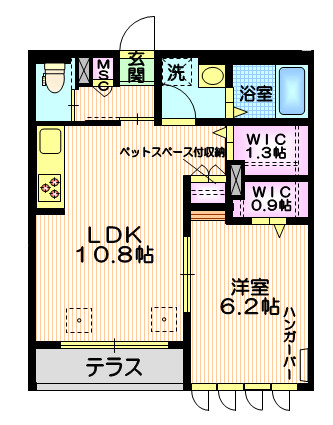 ヘーベルメゾン目黒本町Centralの間取り|★角部屋２面採光★