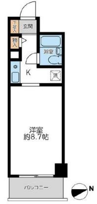 ＣＡＳＳＩＡ南浦和の間取り