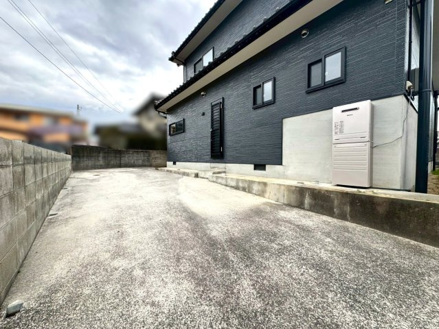 上宇部の駐車場