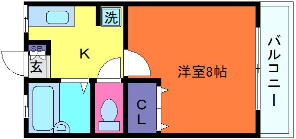 シャルマン六甲の間取り