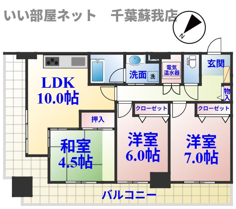 オーシャンビュー壱番館の間取り|ひと味違う？不動産屋のイメージを変えたい！『いい部屋ネット千葉蘇我店』へ是非お越しください♪
