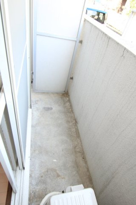 【バルコニー】 | 西山ハイツ | ※別部屋の写真です