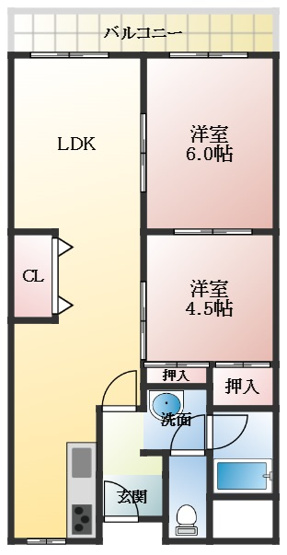 【間取り】 | メゾンドルチェ伸和