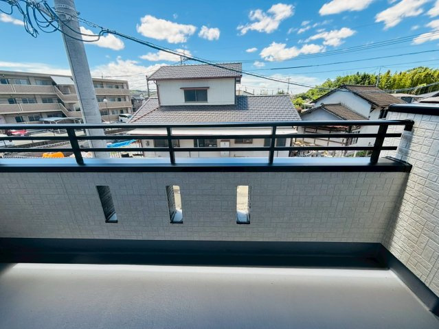 ブルーミングガーデン／合志市須屋18期／4号棟のバルコニー