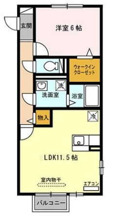 【間取り】 | ドリーム葉月　七番館