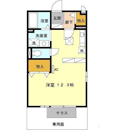リバーハイツ　B棟の間取り