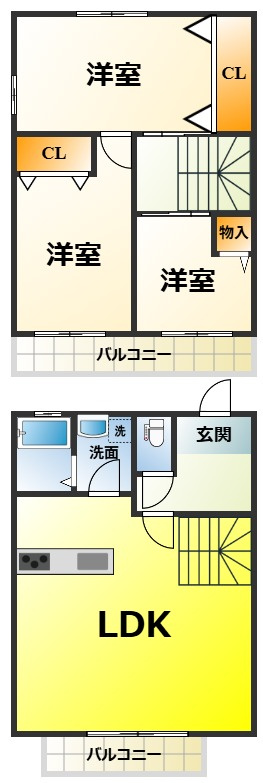 グランドールの間取り
