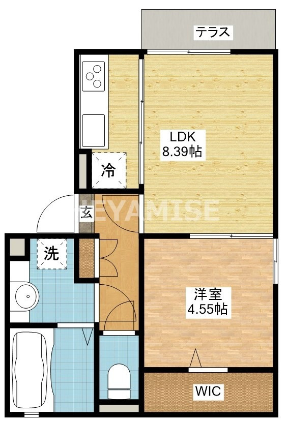 プードリエ本町の間取り