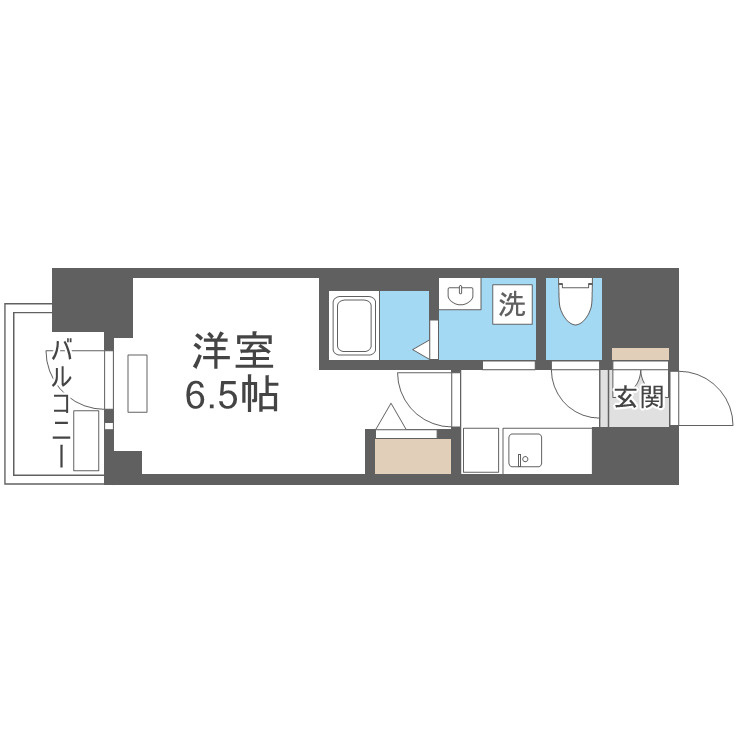 アドバンス難波南ワイズの間取り