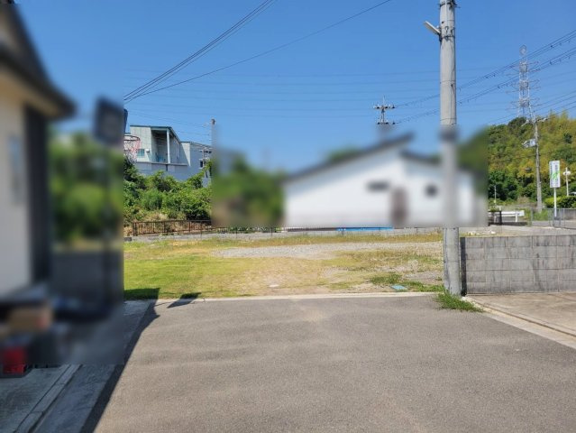 和歌山市冬野　売土地の前面道路含む現地写真