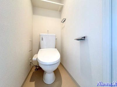 【トイレ】 | プレサンス鶴舞公園セラヴィ | 落ち着いた色調のトイレです