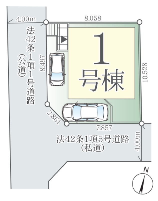 [新築住宅] さいたま市桜区桜田 1期の区画図