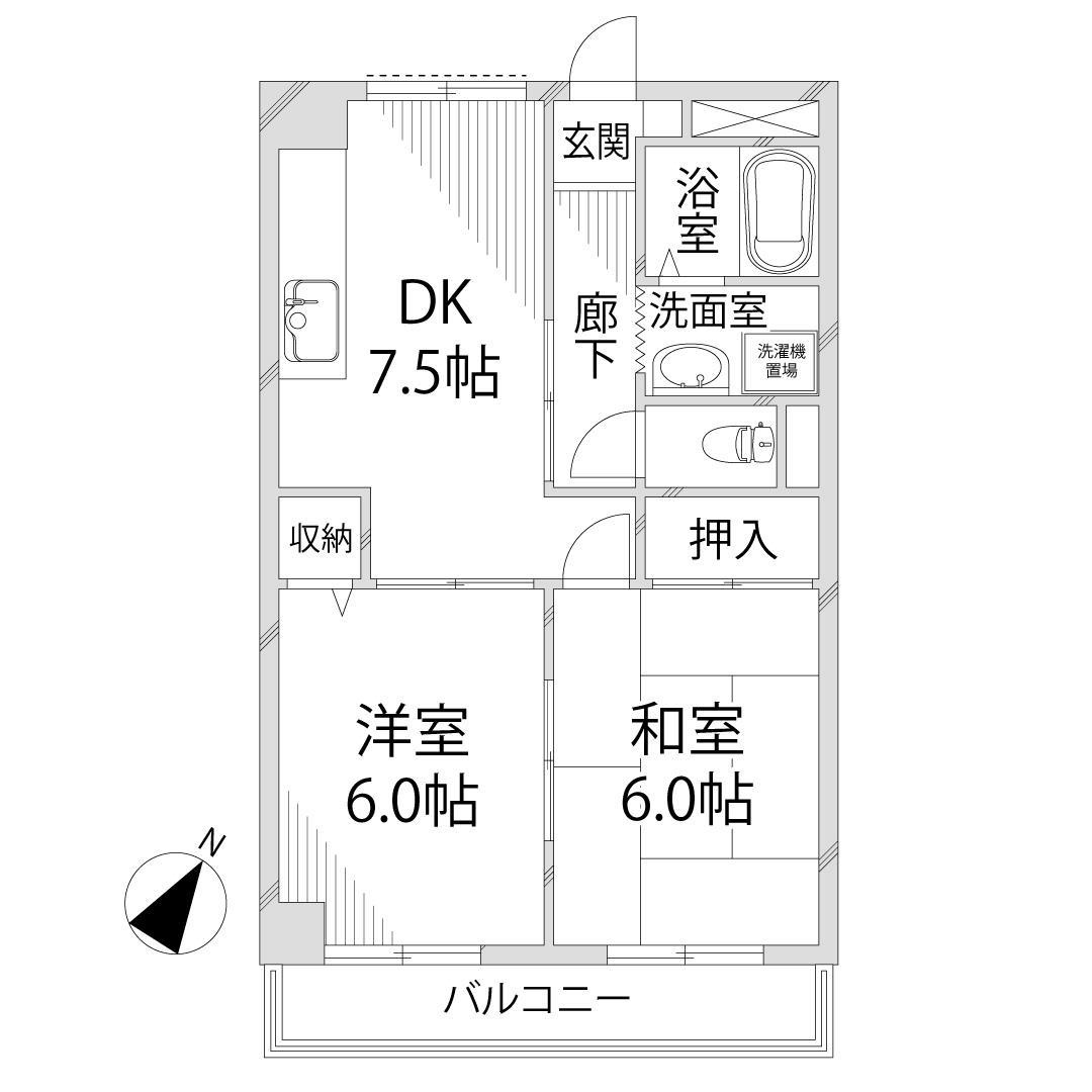 ライフタウンの間取り