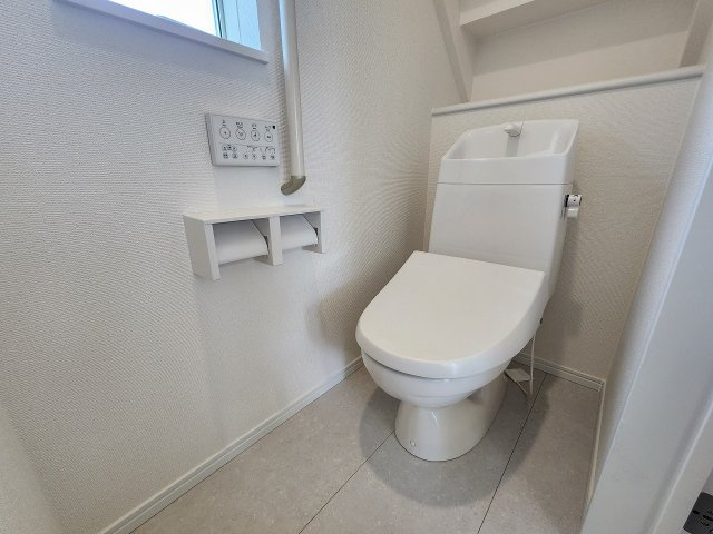 ハートフルタウン 高崎市石原町新築のトイレ|現地撮影