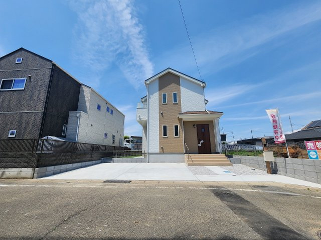 ハートフルタウン 高崎市石原町新築の外観|現地撮影