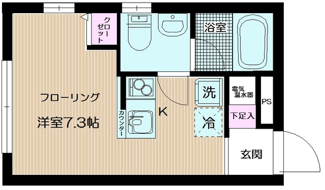コローナ赤羽 の間取り|間取りです。