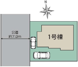 牛久市南5丁目　5期　新築戸建ての区画図|区画図です♪