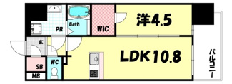 【間取り】 | ソルテラス神戸栄町通