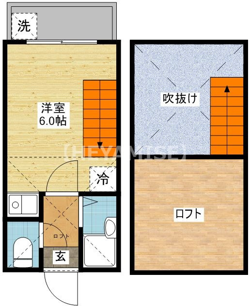 かもめアパートの間取り