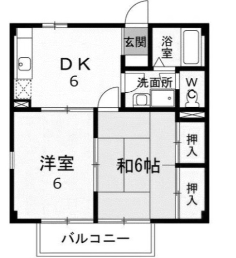 【間取り】 | ニューシティ　クロサワⅠ