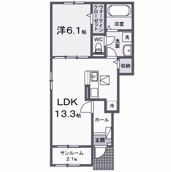 【間取り】 | パークサイド　レジデンス