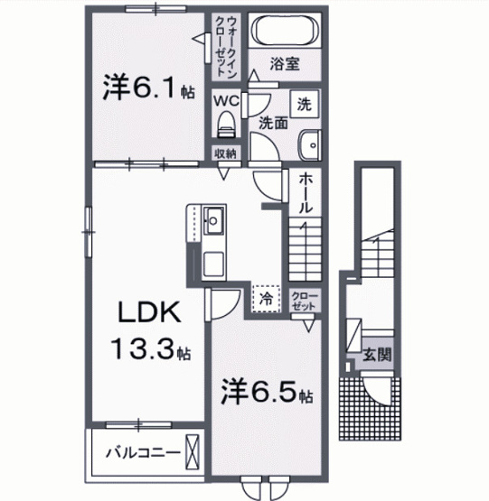 【間取り】 | パークサイド　レジデンス