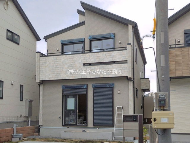 祝成約済み　八王子市　石川町　新築戸建ての外観|～仲介手数料無料☆八王子ひなた不動産～八王子市石川町　新築戸建て